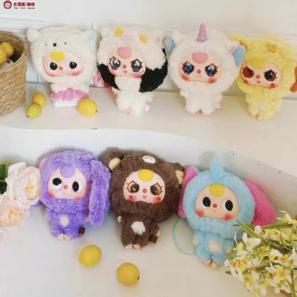 Baby Three Big Head Baby Zipper Bag confirmed elephant - Picture 3 of 8